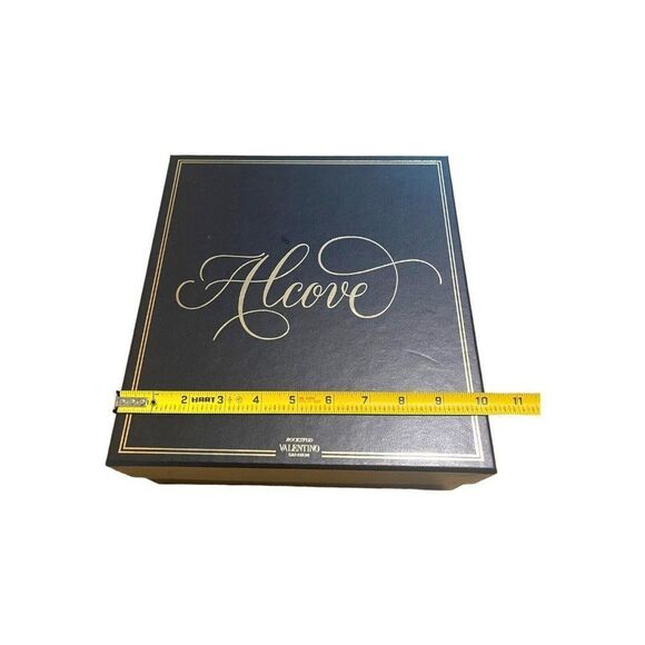 Valentino Alcove Empty Gift Shoe Box Tissue Paper Dust Bag Ribbon 10”x11”x4.5” - Picture 7 of 9